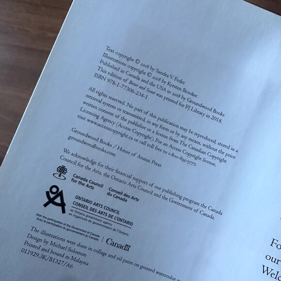 PJ Library Bitter And Sweet Shabbat Jewish Paperback Book - Picture 3 of 9